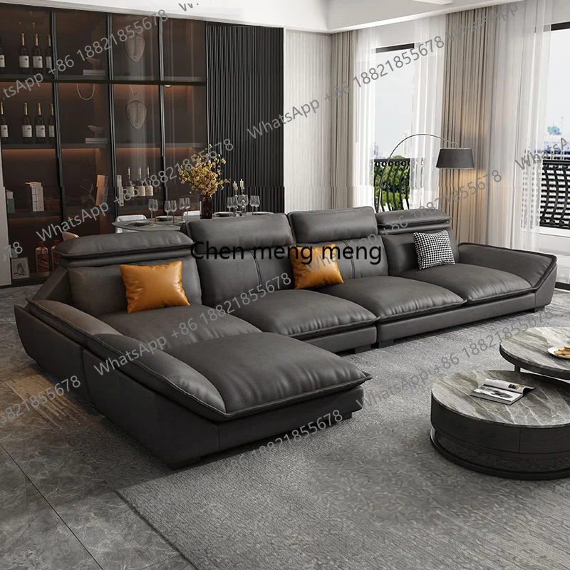 a55 Luxury Living Room Sofa Elegant Modern Designer Large Sofas Relaxing Armrest Ensembles De Meubles De Jardin Home Furniture