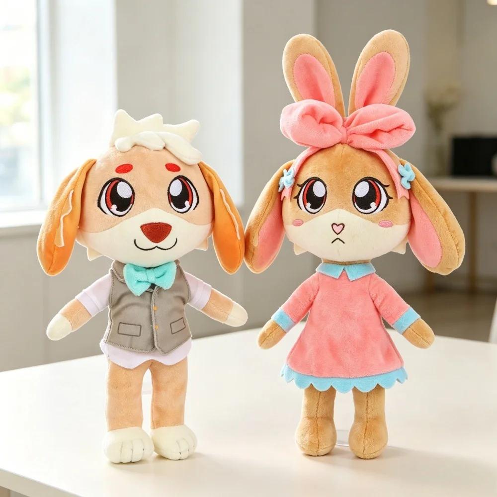 

Dollys Factory Cute Bunny Plush Doll Soft Stuffed Cartoon Animal Plush Toy Home Decoration Collectible Gift For Adult Collectors