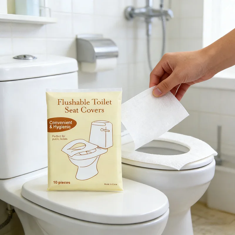 Packing 10 Pieces Disposable Water Disposable Toilet Cushion Travel Toilet Paper Public Toilet Cushion Convenient Pack