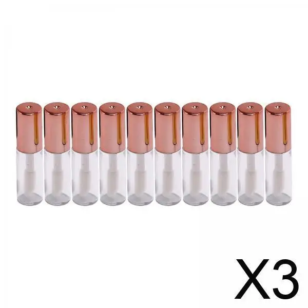 Tubi Ricaricabili Vuoti per Lucidalabbra, Mini Contenitori Cosmetici da Viaggio, Confezioni Campione per Kit di Trucco Fai-da-Te