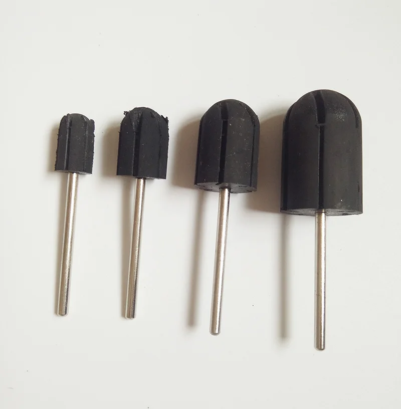 2 قطعة/الوحدة 5*11 7*13 10*15 13*19 16*25 المهنية المطاط مثقاب الخشب مباراة مسمار الرملي غطاء الكهربائية مسمار الحفر مانيكير باديكير