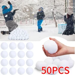 10-50PCS Christmas Snowball Children's Indoor Fluffy Soft Snowfight Fluffy Ball Christmas Decoration Pendant Christmas Ornaments