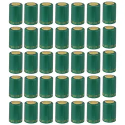 100pcs 33mm Red Wine Sealed Cover Bottle Heat Shrinkable Bottle Cover Sealing Caps Wine Bottle Wine Heat Shrinkable Cap