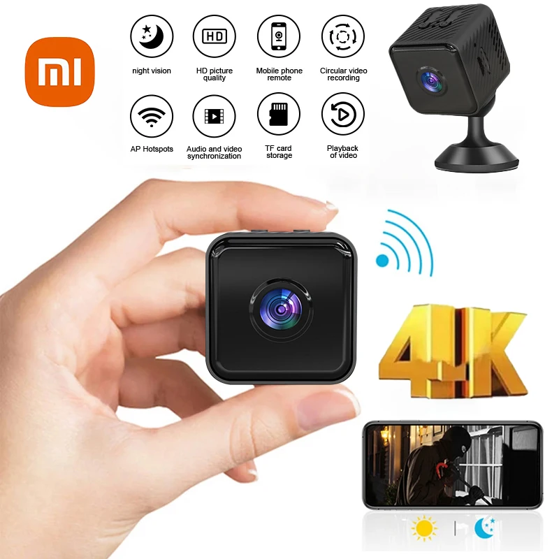 Xiaomi HD 1080p Mini Camera Home Small Wireless Wifi Camera Baby Monitor Pet Detection Home Safety Security Night Vision Camera