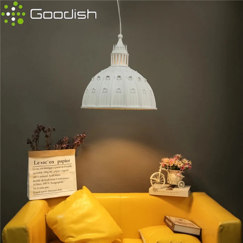 الحديثة الشمال سانت بولس الكنيسة قلادة أضواء القلعة مصباح لغرفة المعيشة الطعام أريكة الزاوية دراسة فاخرة ديكور المنزل الثريا #3