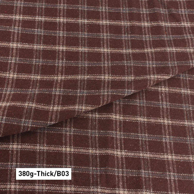 Scottish Checks Polyester Cotton Fabric Medium/Thick Classic Stylish Fabric for Sewing Clothes Skirts Dresses Tartan Designer