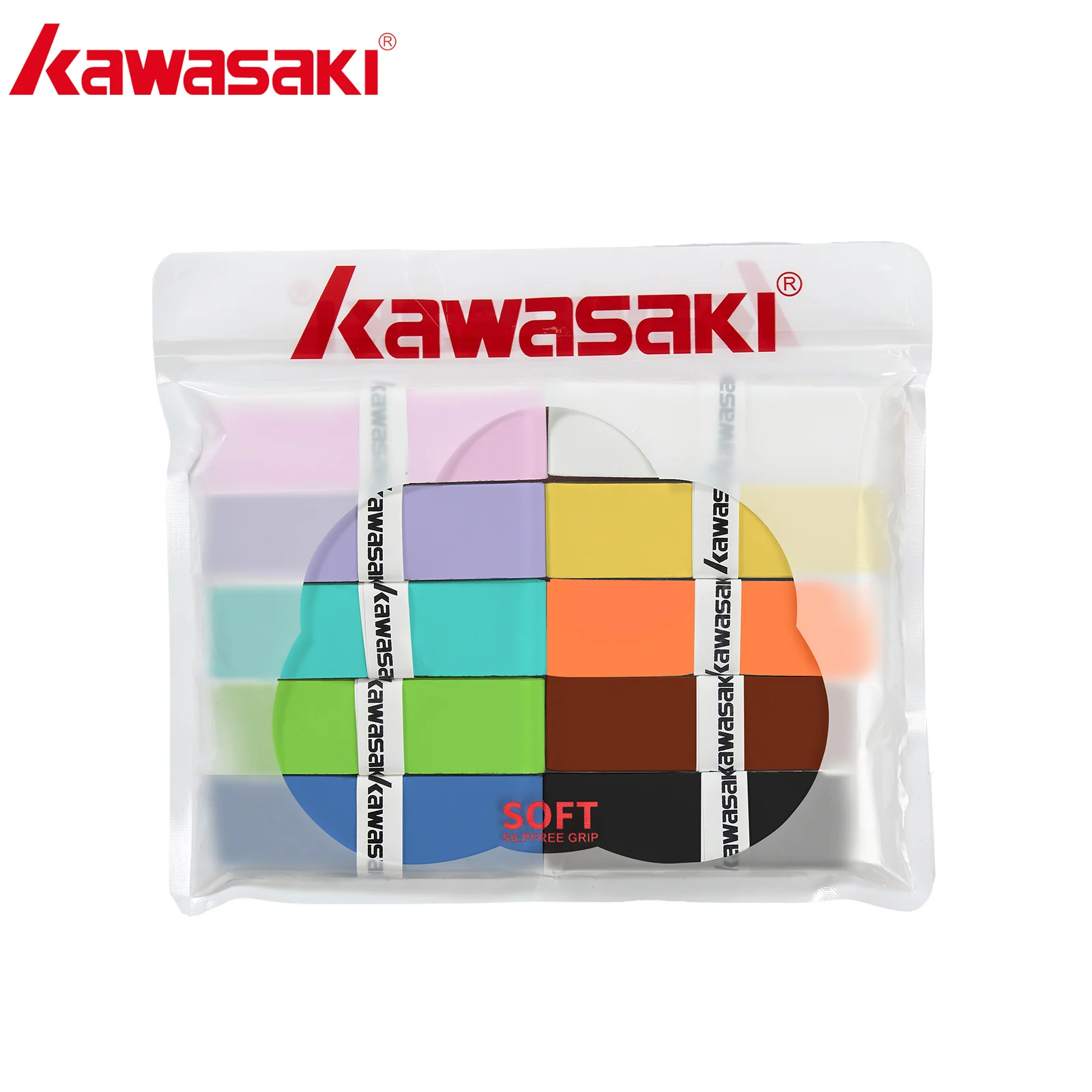 Kawasaki オーバーグリップ パデル テニス 001 滑り止めマイクロ粘着グリップテープ 5/10/60 個オリジナル