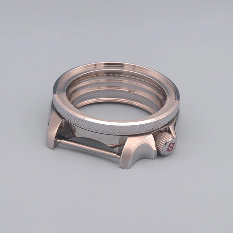 Seiko Watch Mod Stainless Steel Knurled Bezel Ring For SKX007 SRPD Seiko Watch Case 41mm Rotating Bezel Dive Watch Replace Parts