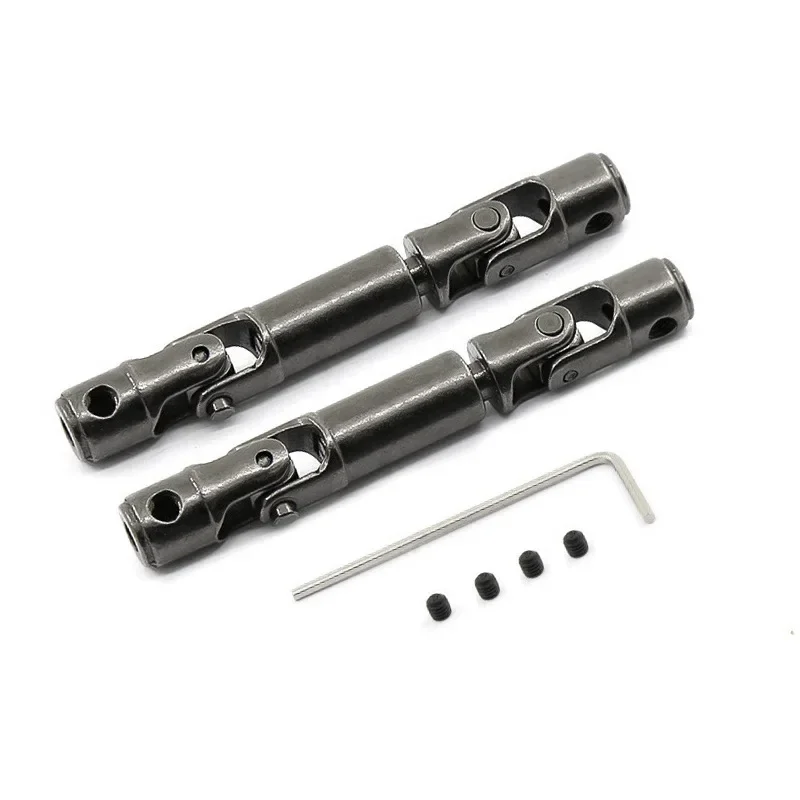 GGRC 2pcs Metal Drive Shaft Upgrade Parts for 1/16 RC Car MN90 MN90K MN91 MN91K MN45 MN45K MN99 MN96 MN99S WPL B14 B14K B16 B16K