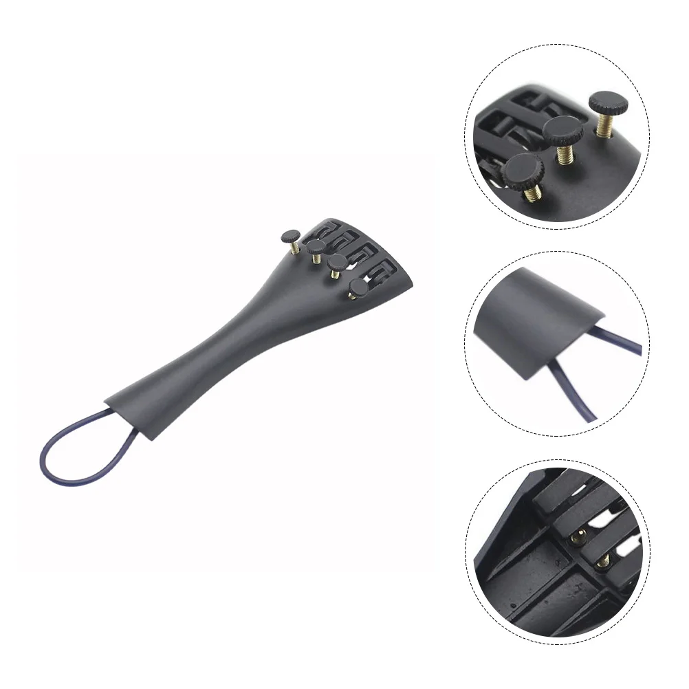 Violin Accessories Tailpiece with Tailgut Replacement Bridge Musical Instrument Part Accessory Instruments
