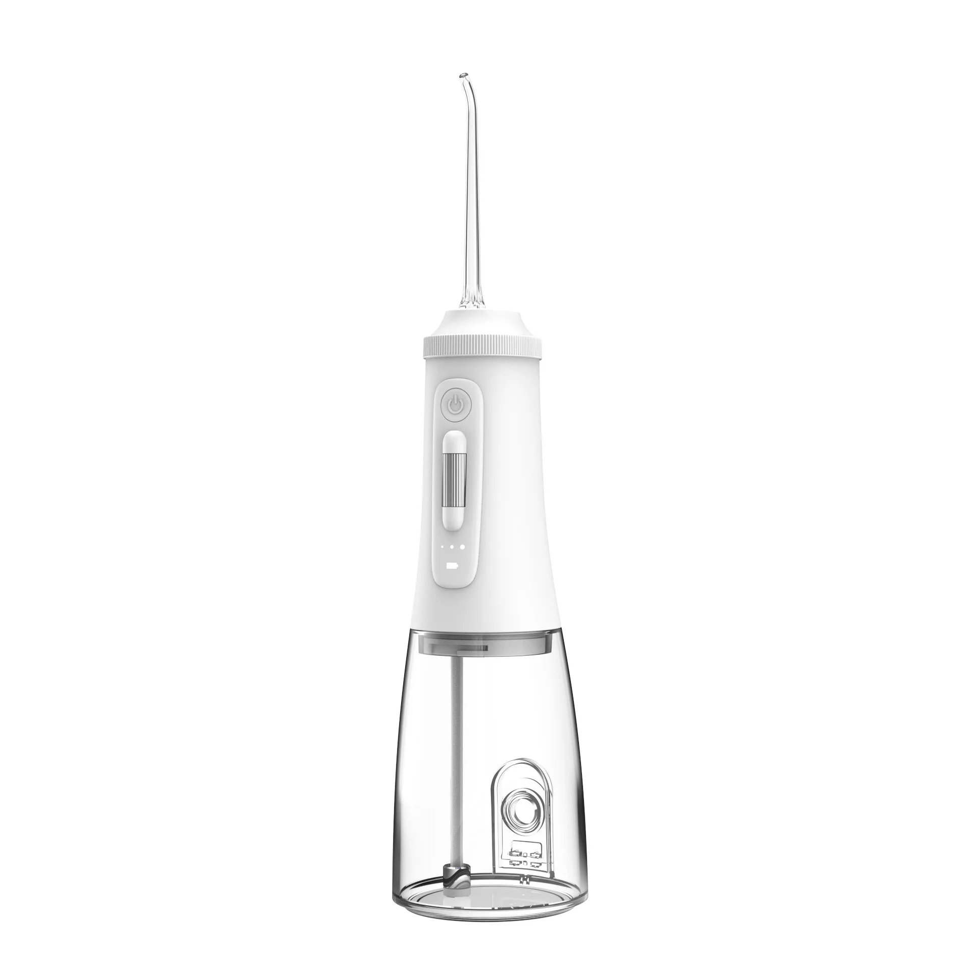 

X7-A White Plastic Electric Built-In Water Tank IPX7 Waterproof 4 Pressure Levels Portable Clean English Water Flosser