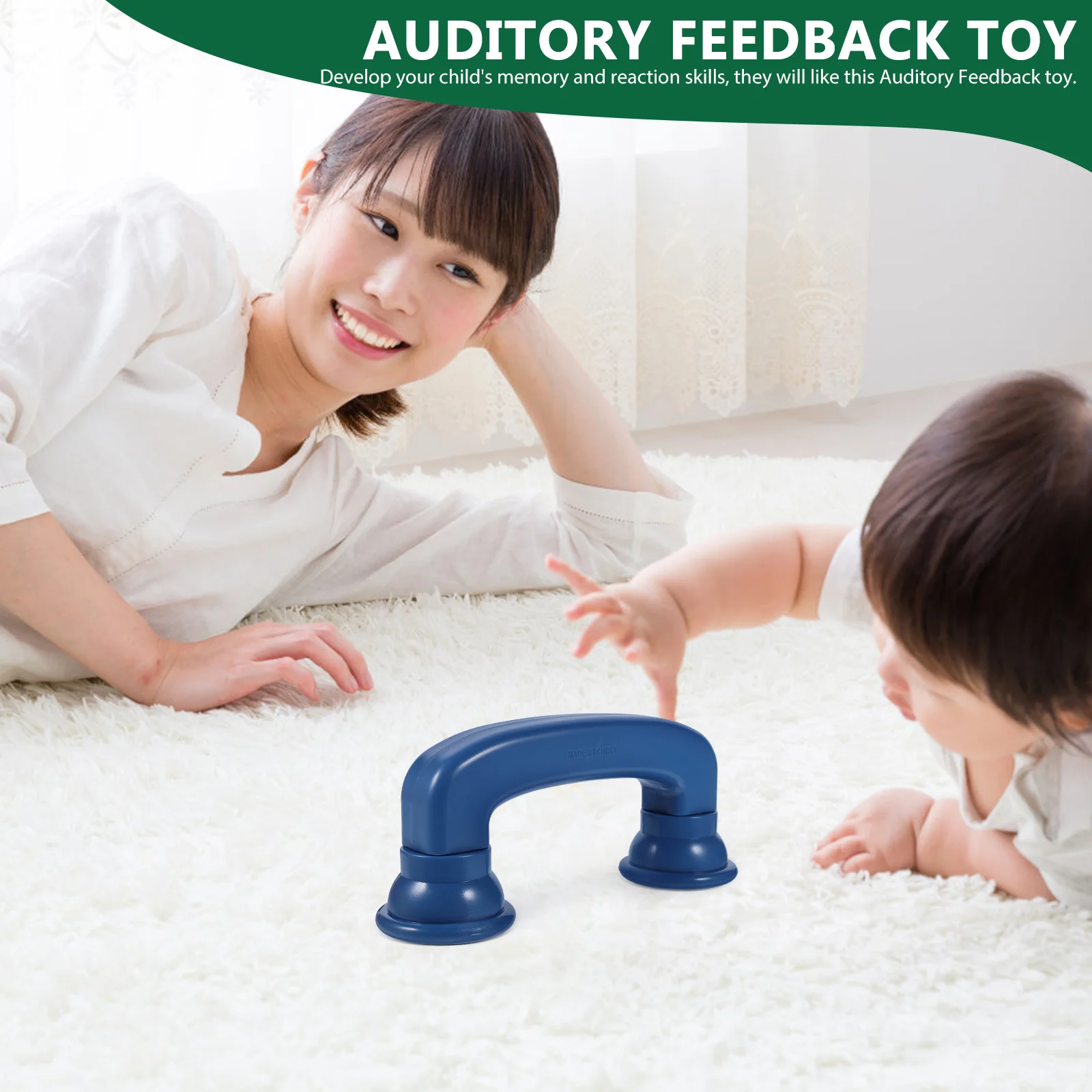 4 Pcs Vocalize Auditory Feedback Toys Toddler Play Phone Abs Colored Educational