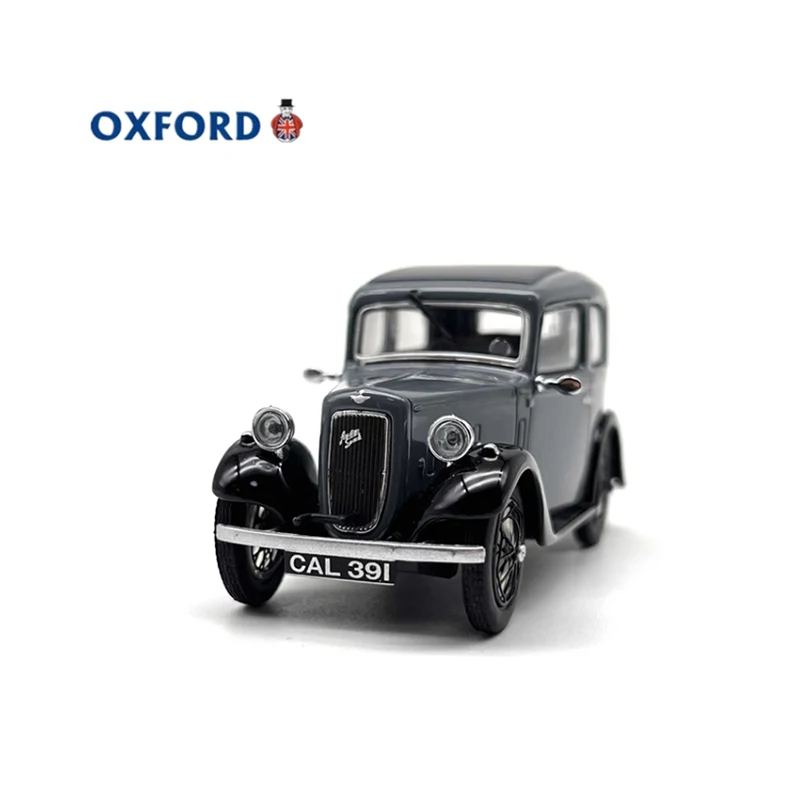 OXFORD-Jouet de simulation de voiture en alliage moulé sous pression, Rétro, Nostalgie, Produit fini, Grise Adrengray, Échelle 1:43, Leges