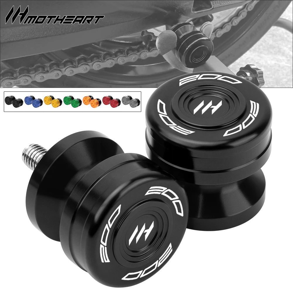 Motorcycle M10 Swingarm Spools Slider For 200 Duke 2012‑2024 Stand Screws CNC Enhanced Protection Modification Parts