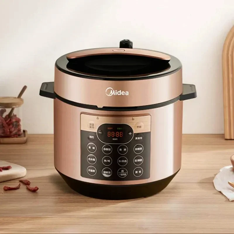 ميديا قدر الضغط سلسلة جديدة جهاز طهي الأرز متعدد الوظائف متعدد الوظائف طنجرة الضغط الكهربائية 5L 6L المنزل 4-8 أشخاص 220 فولت