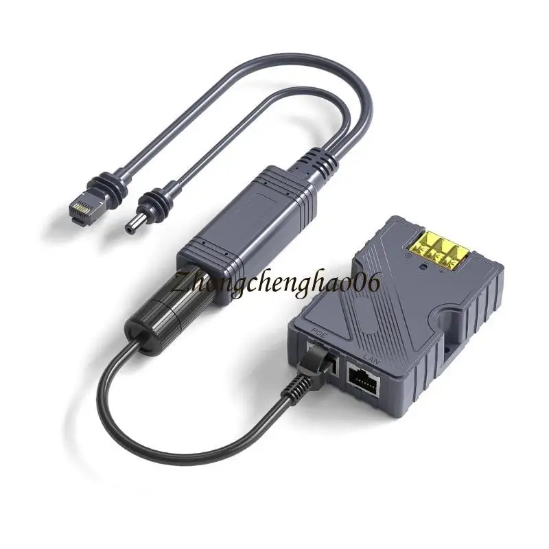 Poe Splitter Adapter 1000 Mbit / s 100W Isoliert Gigabit Poe Splitter mit RJ45 601f