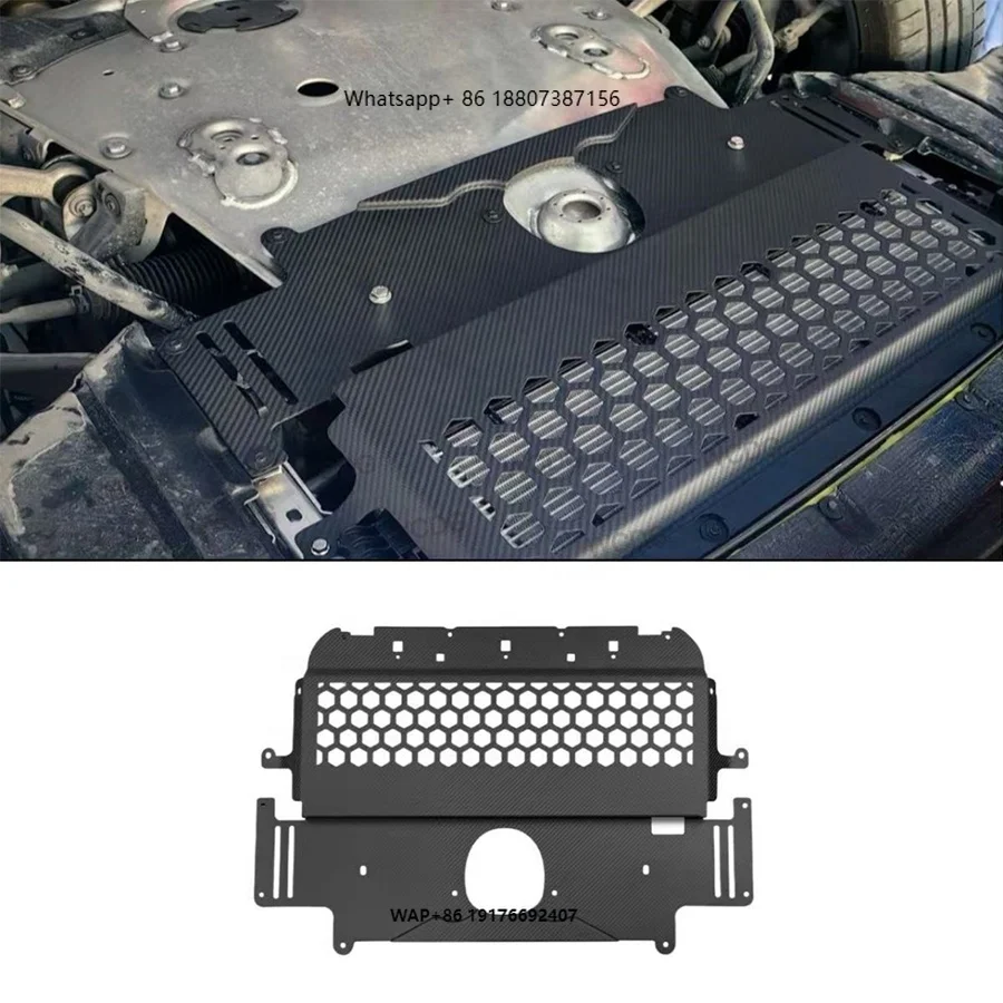 

ForBMW M3 G80 M4 G82 Carbon Fiber Engine Lower Guard Cooling Engine Underguard Skid Panel Protective Cover Car Parts