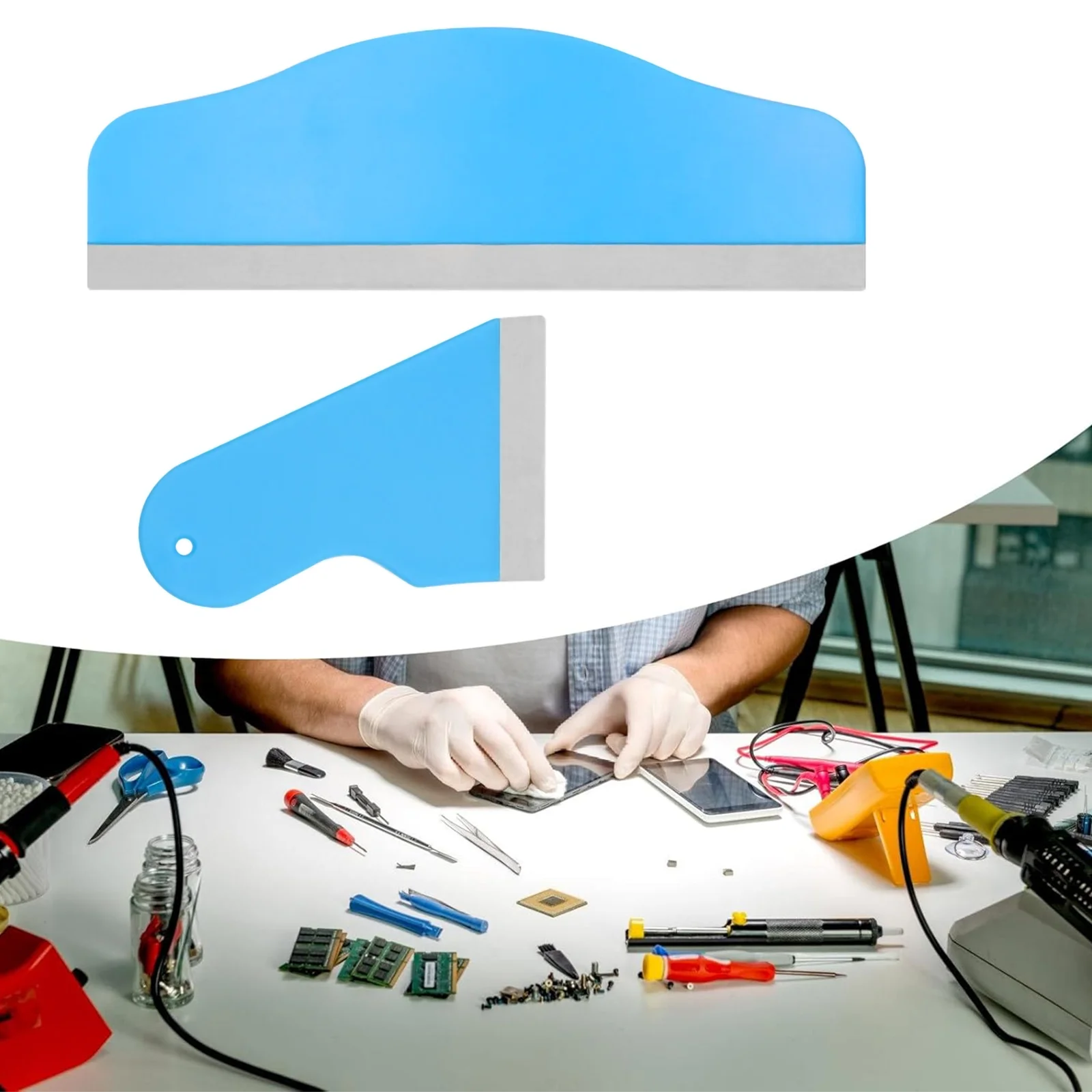 

Hydrogel Cutting Plotter Film Squeegee Screen Protector Wrapping Scraper De-bubble Shovel For Phone Tablet Film Applying Tools