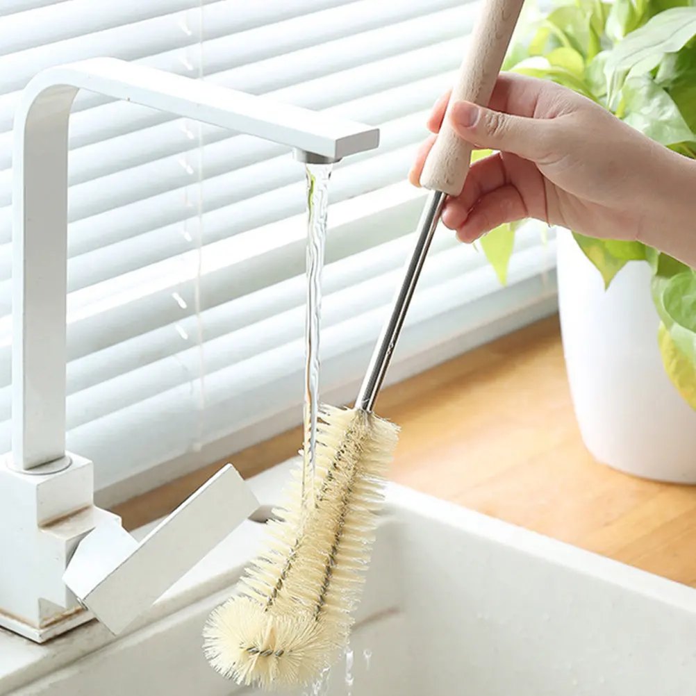 

3Pcs Long Handle Bottle Brush Cleaner Brushes Baby Water Bottle Straw Cleaner Ergonomic Design Dishwasher Safe Cleaning