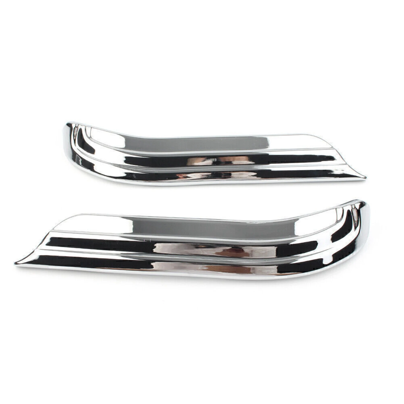 1 Pair Motorcycle Accessories Louvered Swingarm Covers Accent Trim ABS For Harley Touring Models 2009+ Chrome Out of stock