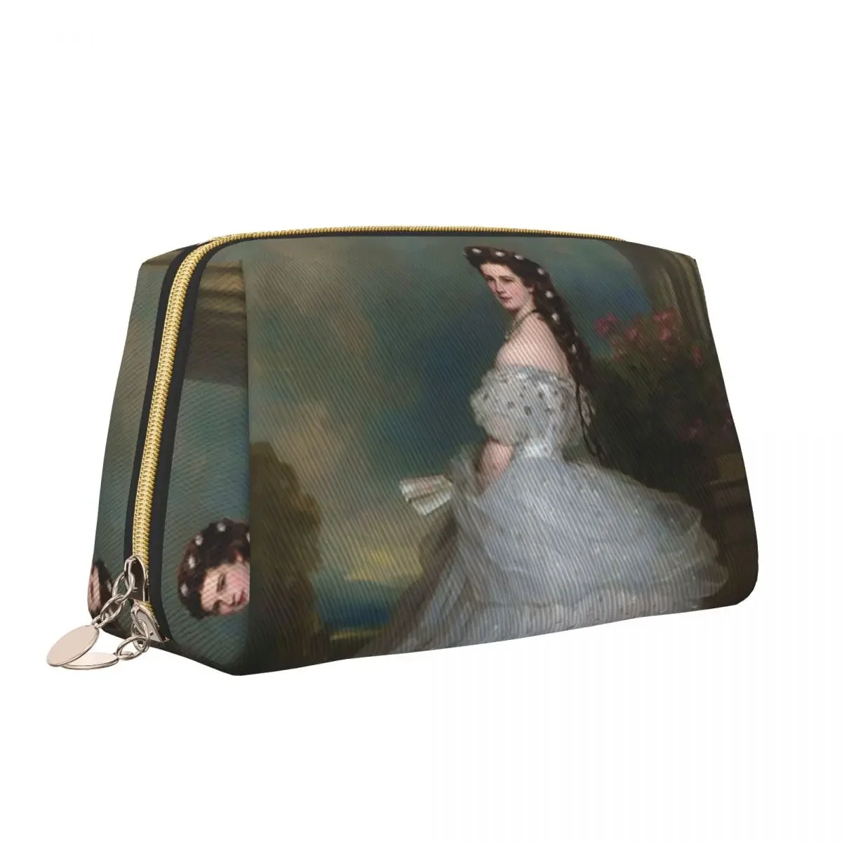 Portrait Of Empress Elisabeth Of Austria By Franz Xaver Winterhalter Cosmetic Bag Makeup Case Beauty Storage Toiletry Bags image 2