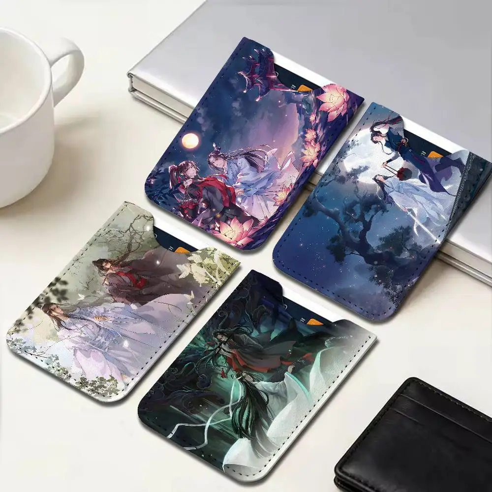 Mo Dao Zu Shi MDZS Anime Card Protect Credit Bank Card Holder Case Slim Wallet Protector for Men Travel Shopping