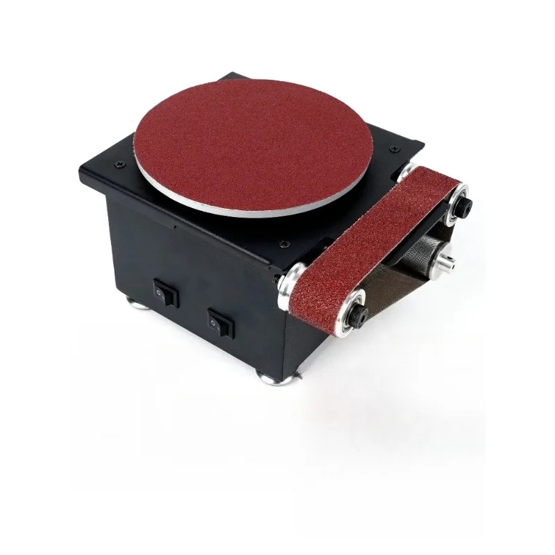 7 Speed Adjustable Benchtop Grinding Polishing Machine High Speed Sanding Disc Roller Blade Opener Edger DIY Accessorie