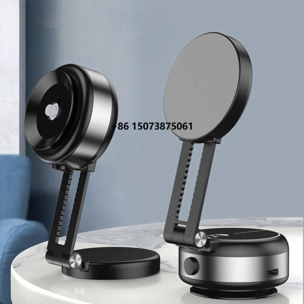 

Vacuum Magnetic Car Suction Electric Adsorption Mobile 360 With Charging Double Mount Automobile Rotatable for Phone Holder