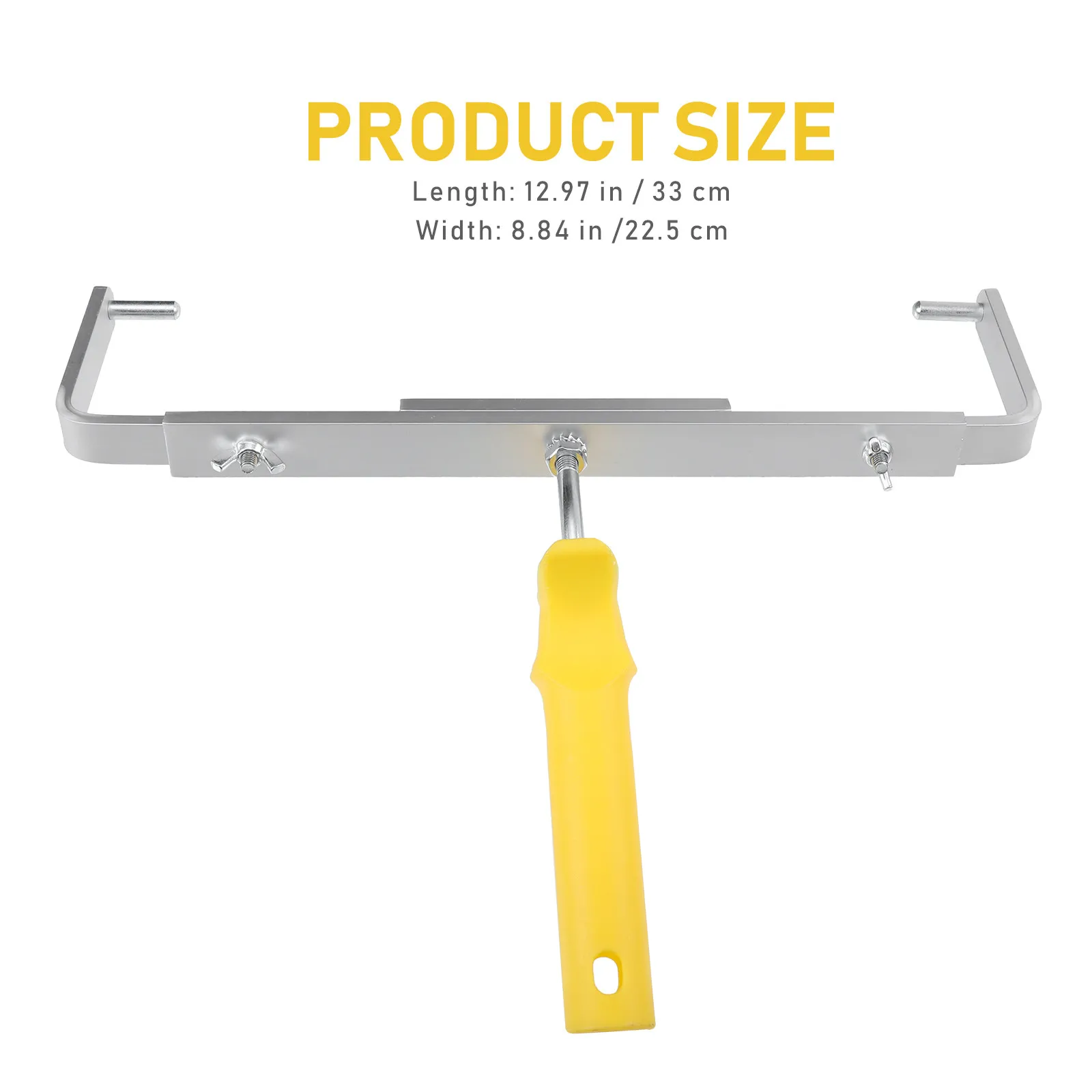 Paint Roller Brush Rack Retractable Aluminum Alloy Stand Comfortable Handle for Home Wall Painting