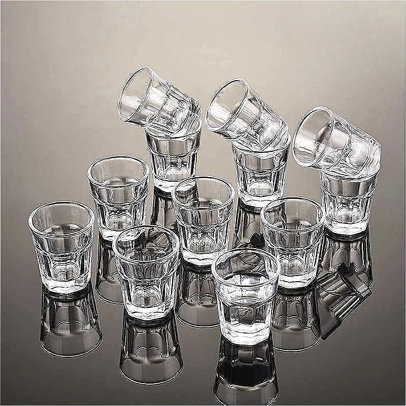 

6pcs Sets Exquisite Transparent Whiskey Glass Party Small Wine Glass 20ml/26ml/35ml Baijiu Cup Personalized Foreign Wine Glass