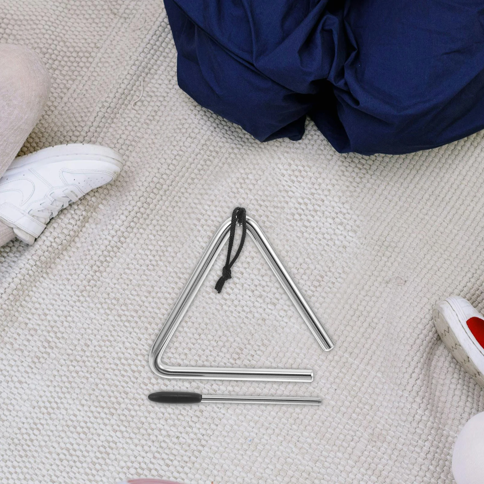 

Orff Instrument Chimes Hand Percussion Triangle Musical Baby Instruments Metal Plastic Child