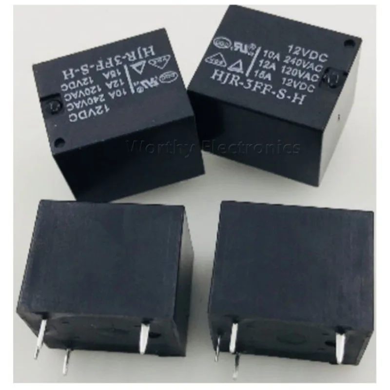 

Free shipping 10pcs/lot HJR-3FF-S-H 12vdc 12V 4PIN Relay