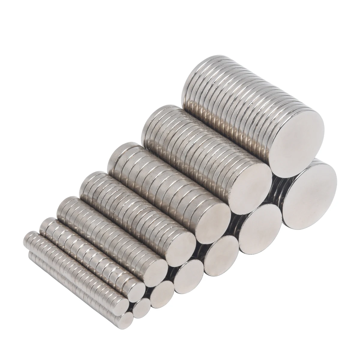 ZOOFOXS Small Round Neodymium Magnets Disc N35 Rare Earth Strong Refrigerator Magnet for Office Crafts DIY 4x2/5x2/6x2/8x2mm