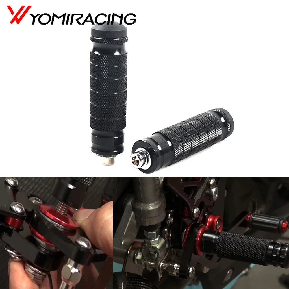 

1Pair Universal CNC Aluminum Motorcycle Rearset Footrests Footpeg Foot Pegs Pedal For Yamaha For KTM Fit Motorcycle Modified