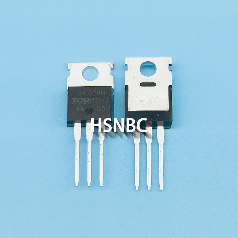 10Pcs/Lot IRF520N IRF520NPBF IRF520 TO-220 9.7A 100V MOSFET N-channel Power Transistor 100% New Imported Original