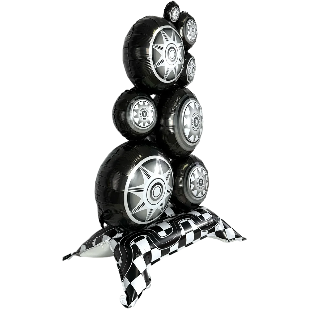Balon Foil Roda Mobil Balap, B - Lighting Mcqueen Decor ulasan dan harga