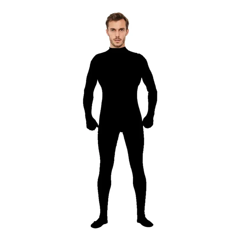 SN55Cross border vendita calda aderente mezzo pacchetto tuta zentai abbigliamento in tinta unita costume da ballo performance sul palco c @ 54WE