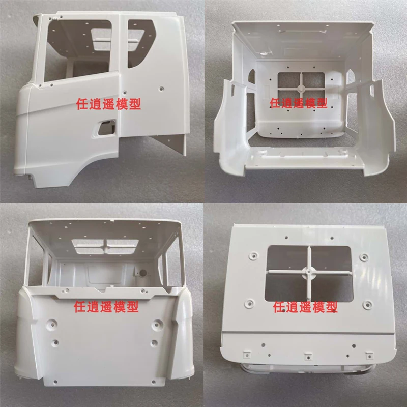 

White Cab Body Shell Original Accessories Plastic ABS for 1/14 Tamiya RC Truck Trailer Tipper Scania 770S 56368 56371 Car Parts