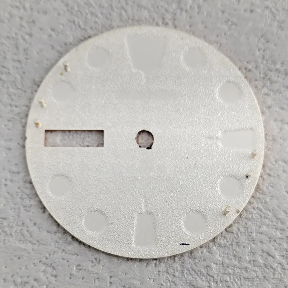 Quadrante NH36 Quadrante dell'orologio quadrante luminoso verde Adatto per accessori per orologi con movimento NH36 Strumento di riparazione dell'orologio