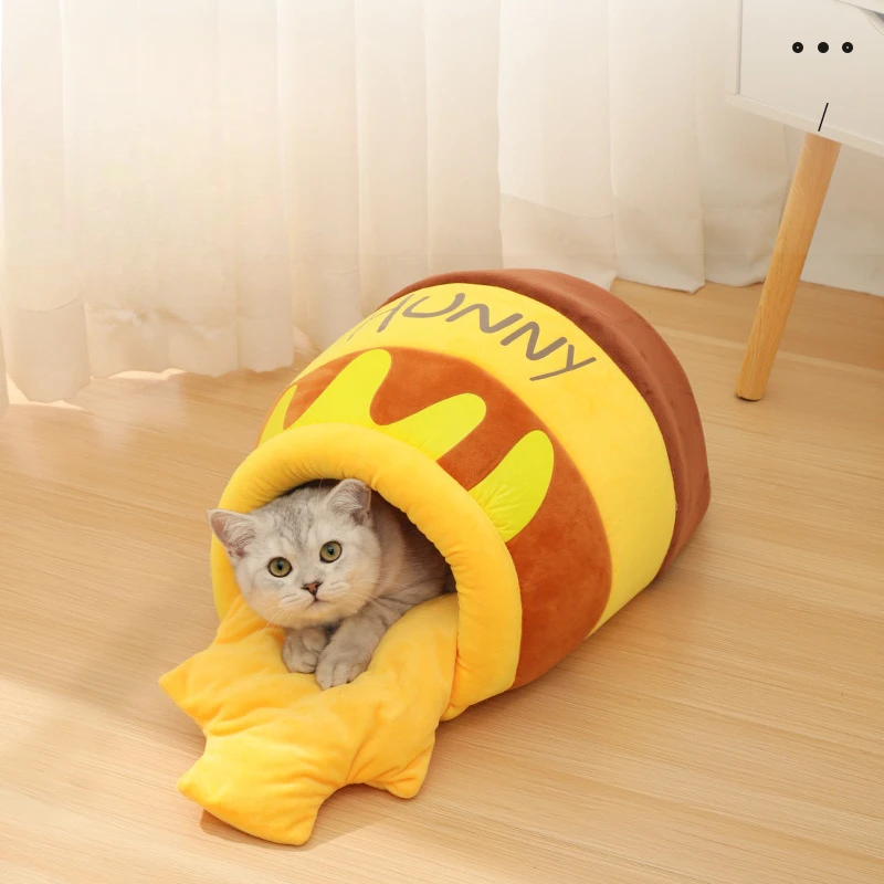 Honey Pot Cat Nest Pet Nest Keep Warm