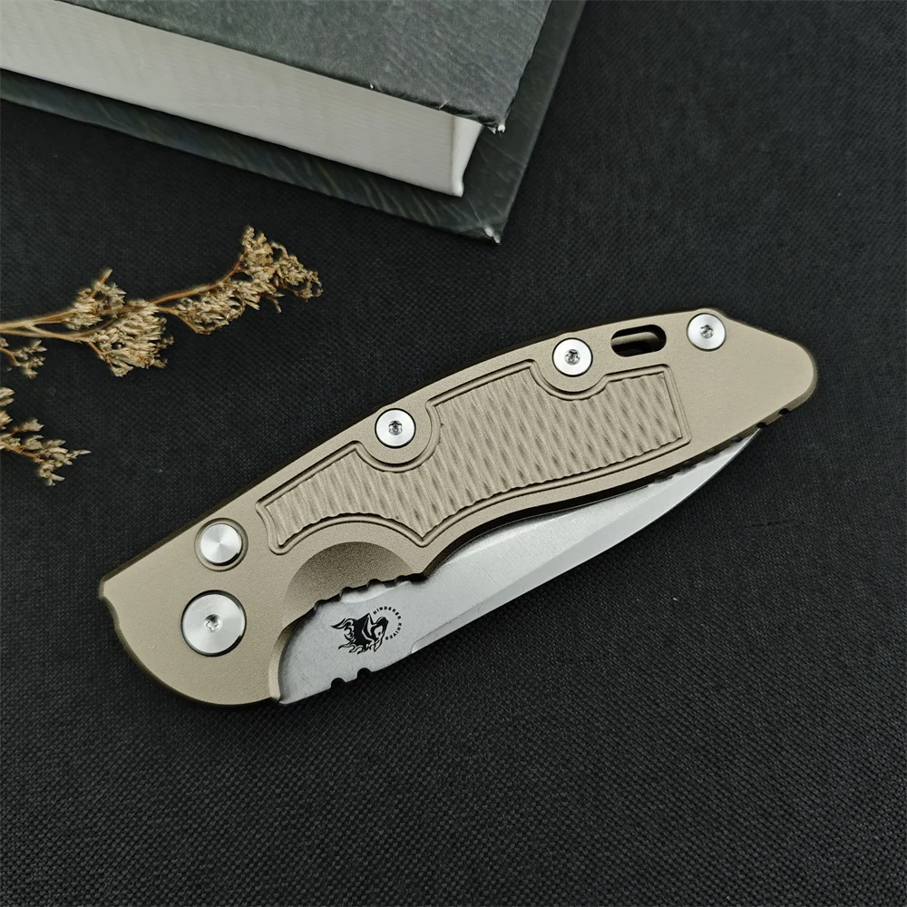 Hinderer XM18-A Color Box Titanium Handle Mark 20CV KNIFE Fisher Outdoor Camping Hunting Pocket EDC Tool Knife