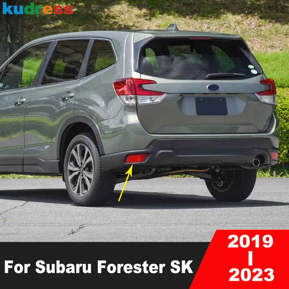

Накладка на заднюю противотуманную фару для Subaru Forester SK 2019 2020 2021 2022 2023, хромированная накладка на заднюю противотуманную фару автомобиля, аксессуары