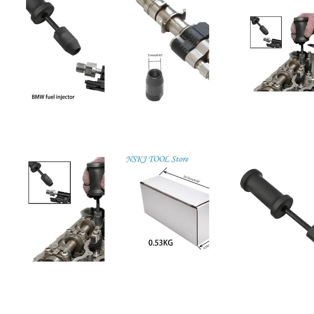 

L8RC Injector Slide Hammer Pullers Car Supplies Black Auto Part Injector Remove