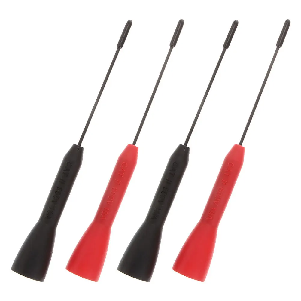 

Набор из 4 прецизионных измерительных щупов из нержавеющей стали для автомобильных мультиметров, электрический комплект для диагностики цепей