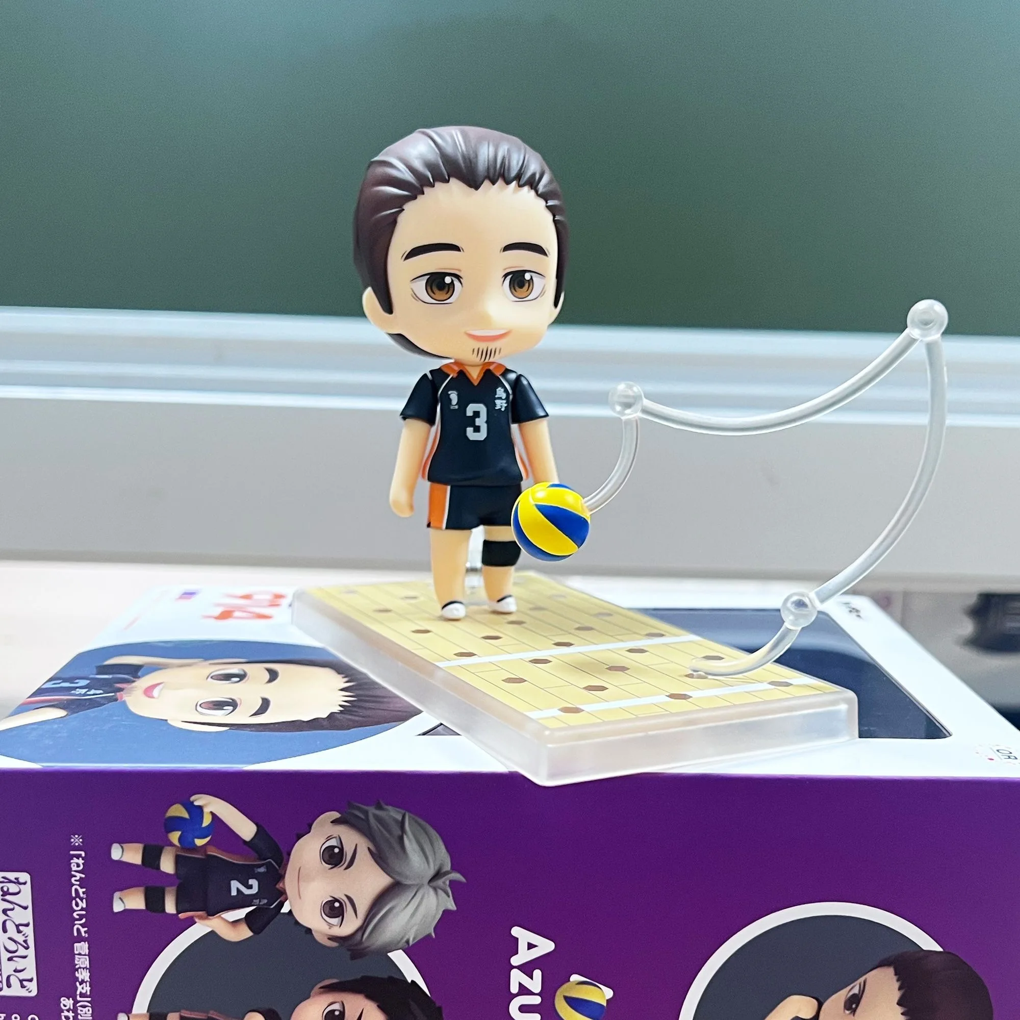 ¡Auténtico Haikyuu! Figura de acción de anime Gsc Nendoroid Asahi Azumane, modelo de edición limitada, colección de juguetes, regalos para niños