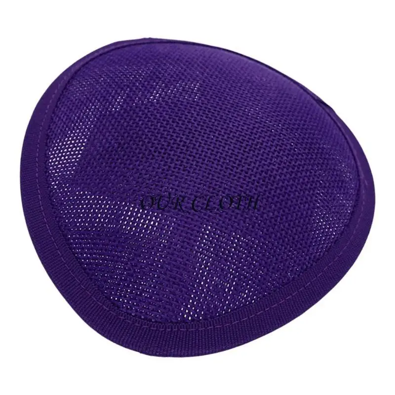 Soft Malleable Hat Base Wedding Imitation Linen Hat Base Soft Vintage Hat Base Y1AC