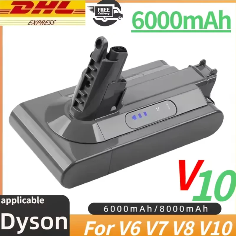

NEW 21.6V Lithium Battery Replacement for Dyson V7 Vacuum Li-ion Battery Handheld Vacuum Cell Replacement with LED Indicator