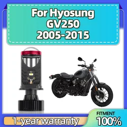 1 Stuks H4 Led Motorfiets Koplampen Projector Lens Super Helder Laag Grootlicht Motor Verlichting Voor Hyosung Gv250 2005 2006-2015