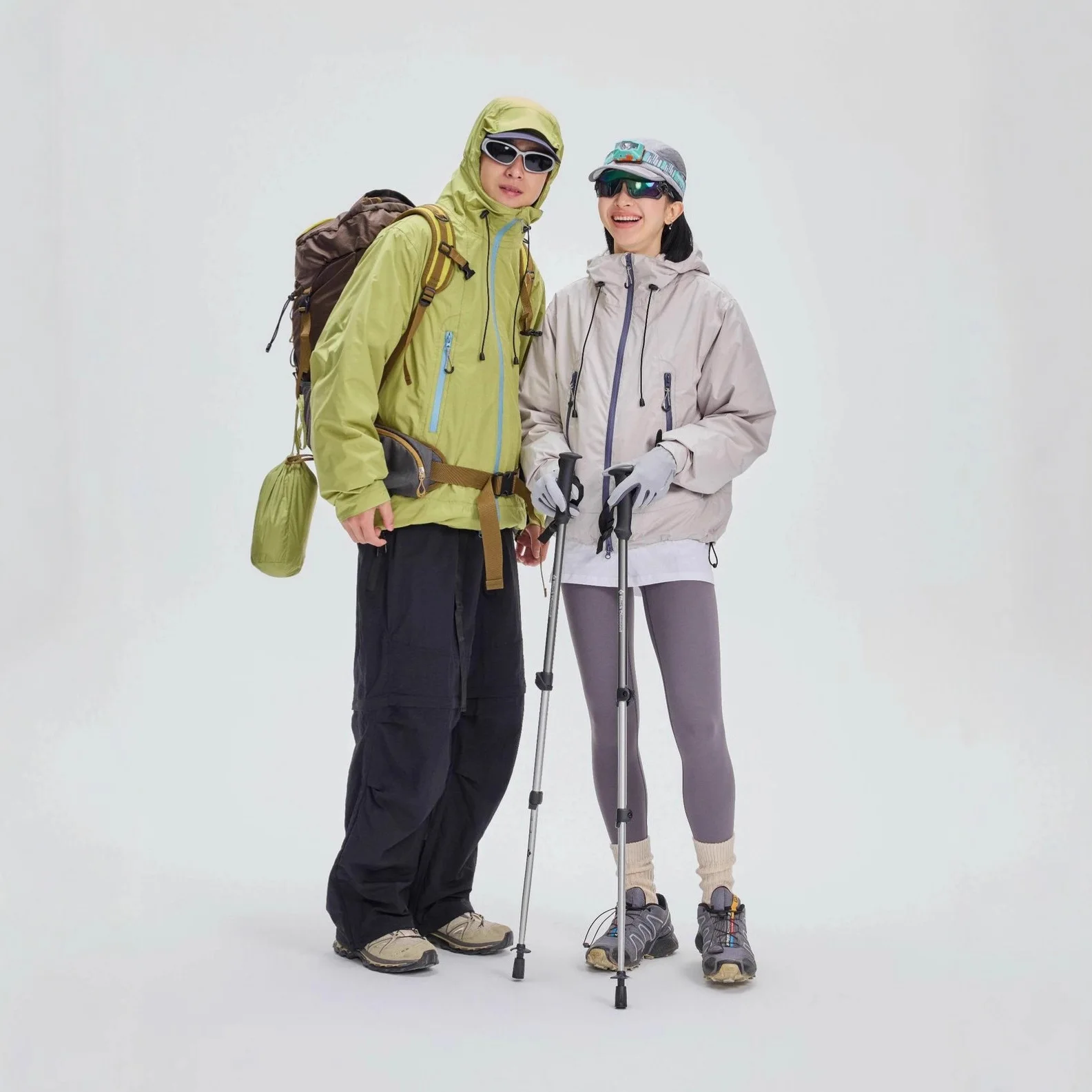 Outdoor Waterproof 3 in 1 Jacket for Men Women Detachable Duck Down Inner Couple's Sports Hiking Coats  Puffer Jacket Men JK-135
