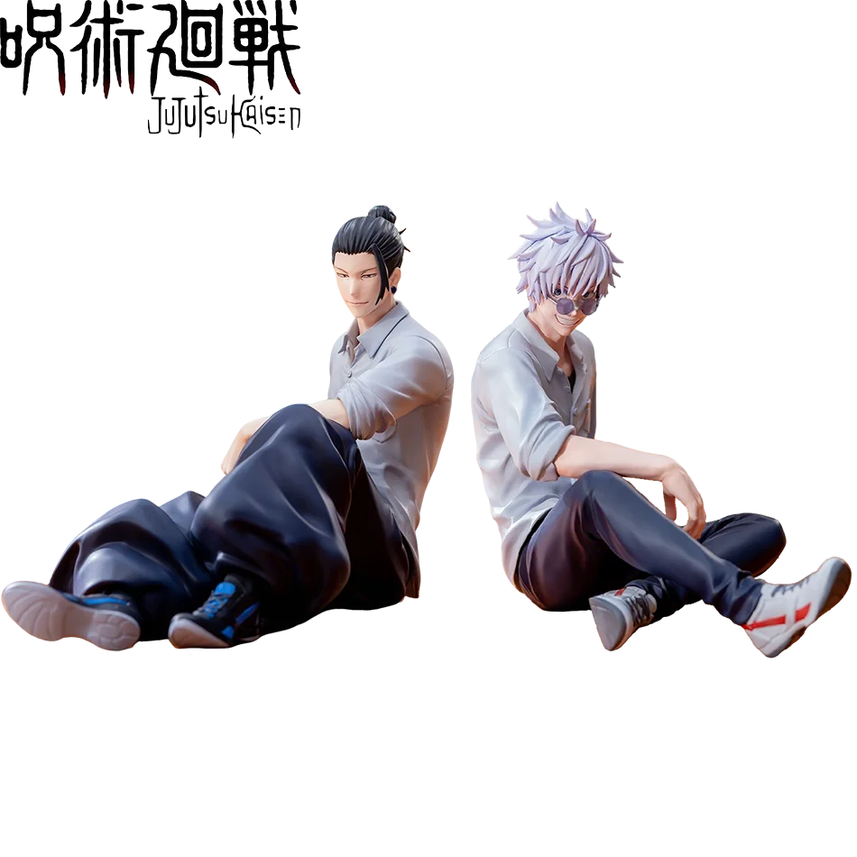 15 سنتيمتر/5.91in أنيمي Jujutsu Kaisen الشكل Satoru Gojo عمل أرقام البلاستيكية تمثال سطح المكتب Geto Suguru جمع نموذج اللعب الهدايا